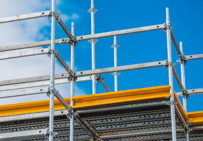 Aluminum Scaffolding Setup for temporary works