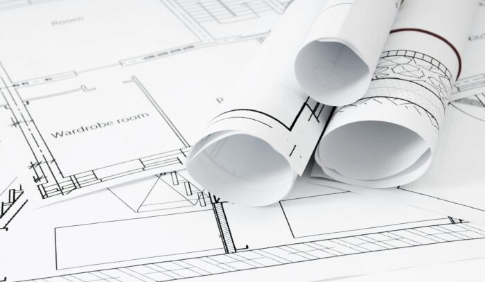 Building regulation drawings for a home